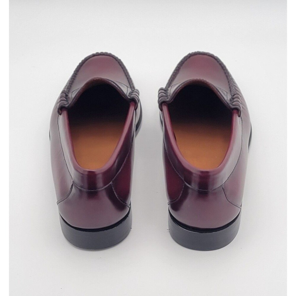 J. CREW Classic Leather Penny Loafer Wine Mens Size 11 - Picture 6 of 11